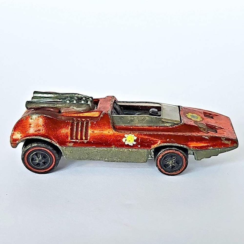 Hot Wheels 1969 Redline Orange Peeping Bomb Die cast Vintage Hong Kong  1784